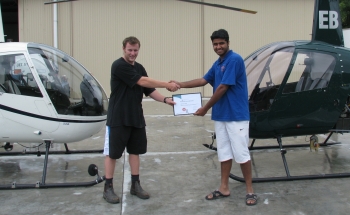 PPL Flight test - Congratulations Masood